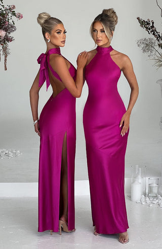 Etta Maxi Dress - Hot Pink - glavon