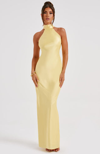 Etta Maxi Dress - Lemon - glavon
