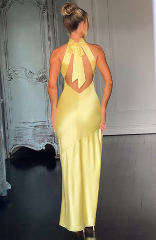 Etta Maxi Dress - Lemon - glavon