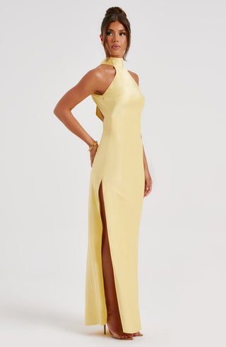 Etta Maxi Dress - Lemon - glavon