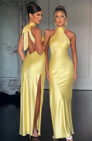 Etta Maxi Dress - Lemon - glavon
