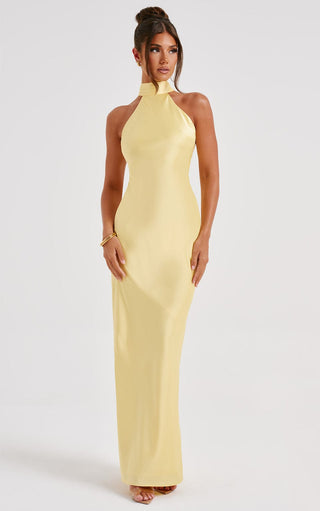 Etta Maxi Dress - Lemon - glavon