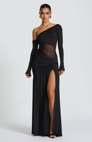 Ettalie Maxi Dress - Black - glavon
