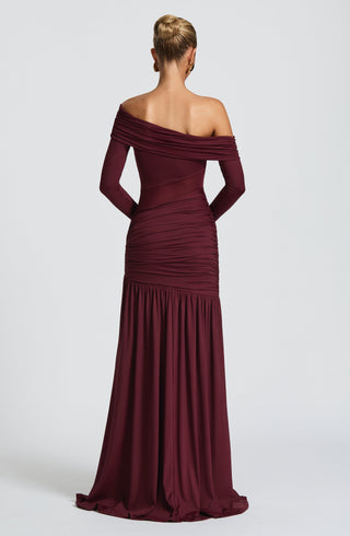 Ettalie Maxi Dress - Cherry Lacquer - glavon
