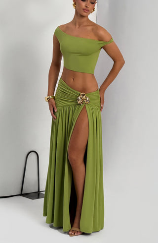 Eva Top - Olive - glavon