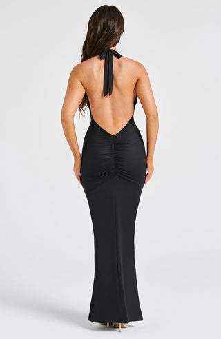 Evangeline Maxi Dress - Black - glavon
