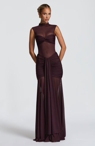 Fae Maxi Skirt - Plum - glavon