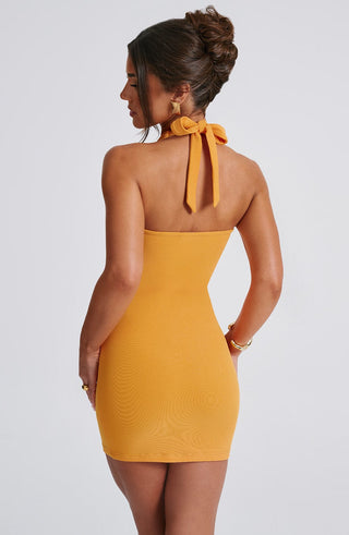 Fallon Mini Dress - Tangerine - glavon