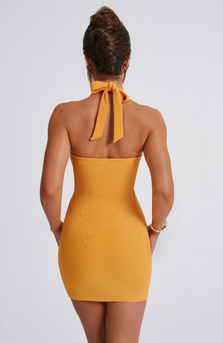 Fallon Mini Dress - Tangerine - glavon