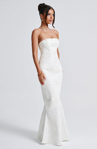 Felicity Maxi Dress - Ivory - glavon
