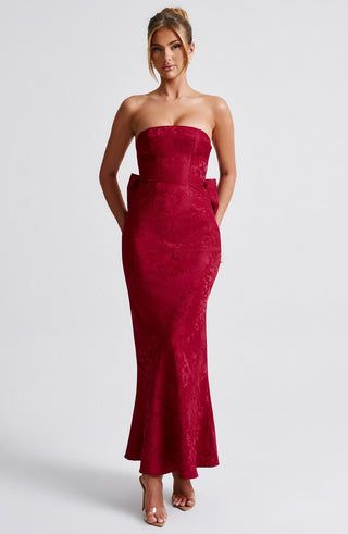 Felicity Maxi Dress - Red - glavon