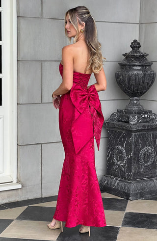 Felicity Maxi Dress - Red - glavon