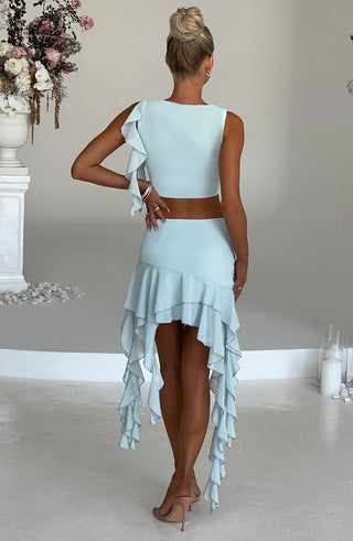 Ferna Mini Skirt - Mint - glavon