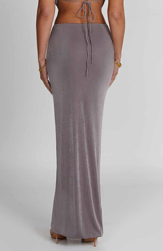 Fifi Maxi Skirt - Charcoal - glavon