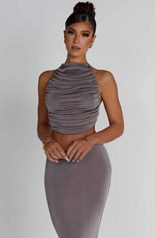 Fifi Top - Charcoal - glavon