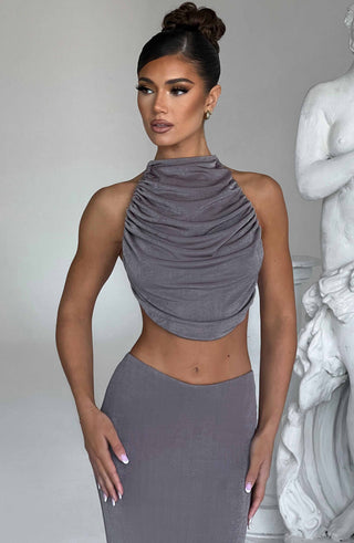 Fifi Top - Charcoal - glavon