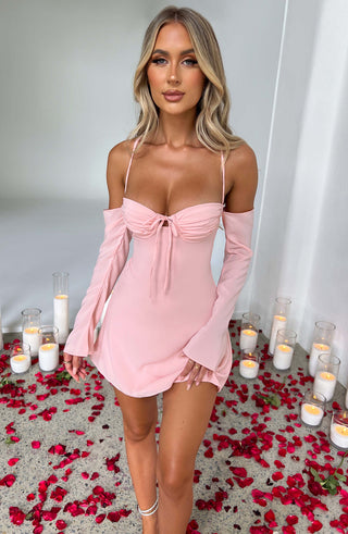 Fiona Mini Dress - Blush - glavon