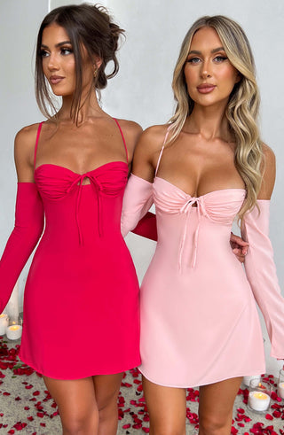 Fiona Mini Dress - Blush - glavon