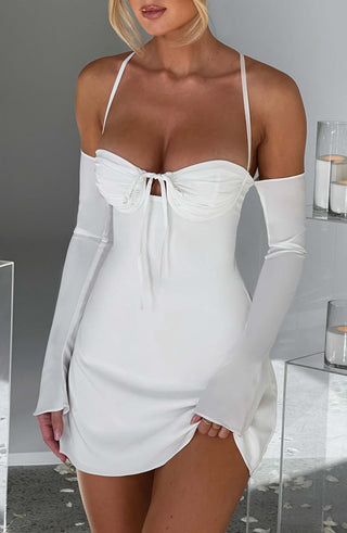 Fiona Mini Dress - Ivory - glavon
