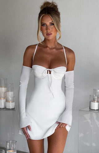 Fiona Mini Dress - Ivory - glavon