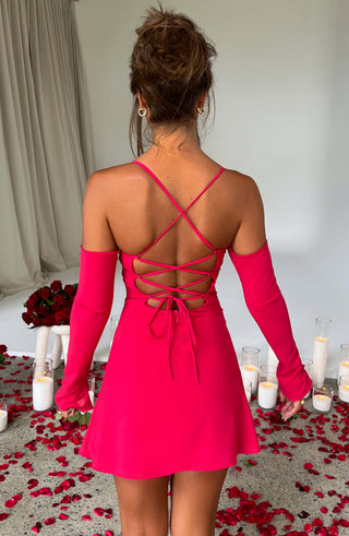 Fiona Mini Dress - Pink - glavon