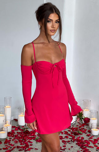 Fiona Mini Dress - Pink - glavon