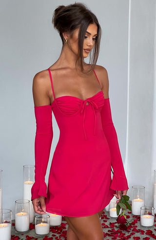 Fiona Mini Dress - Pink - glavon