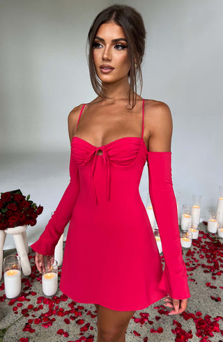 Fiona Mini Dress - Pink - glavon