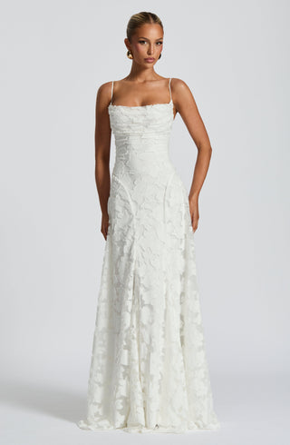 Francis Maxi Dress - Ivory - glavon