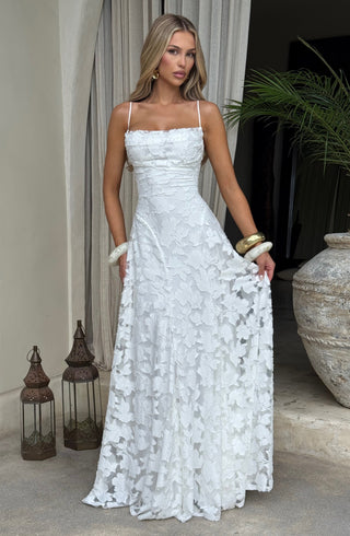Francis Maxi Dress - Ivory - glavon