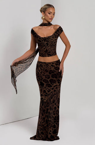 Freda Scarf - Leopard Print - glavon