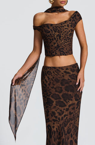 Freda Scarf - Leopard Print - glavon