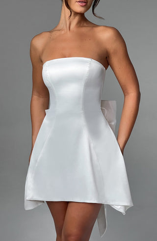 Freja Mini Dress - Ivory - glavon