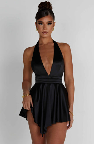 Gaia Playsuit - Black - glavon