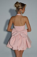 Georgette Mini Dress - Blush - glavon
