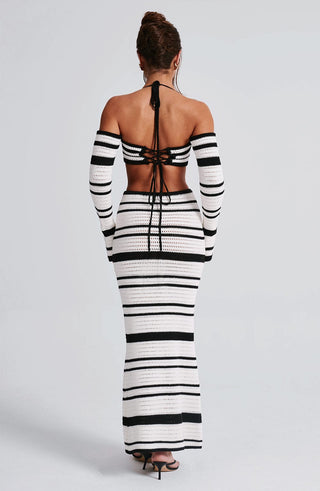 Georgia Top - Black/White - glavon