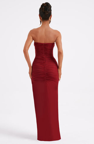Giovanna Maxi Dress - Wine - glavon