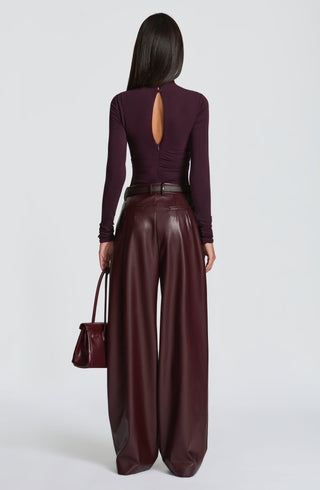 Glenda Pants - Plum - glavon
