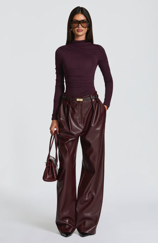 Glenda Pants - Plum - glavon