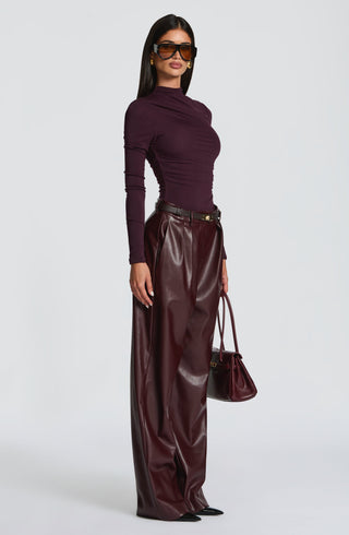 Glenda Pants - Plum - glavon