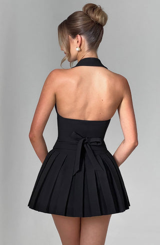 Gretchen Mini Skirt - Black - glavon