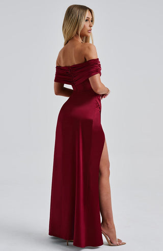 Gwendolyn Maxi Dress - Burgundy - glavon