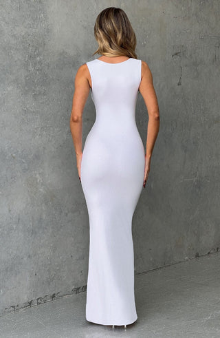 Hadley Maxi Dress - White - glavon