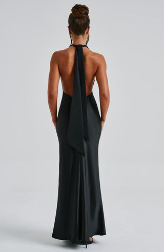 Halo Maxi Dress - Black - glavon
