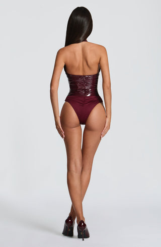 Harley Bodysuit - Cherry Lacquer - glavon