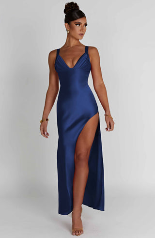 Hayley Maxi Dress - Navy - glavon