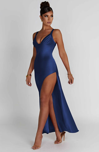 Hayley Maxi Dress - Navy - glavon