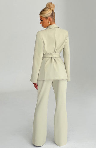 Hazel Suit Jacket - Sage - glavon