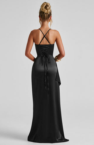 Helen Maxi Dress - Black - glavon