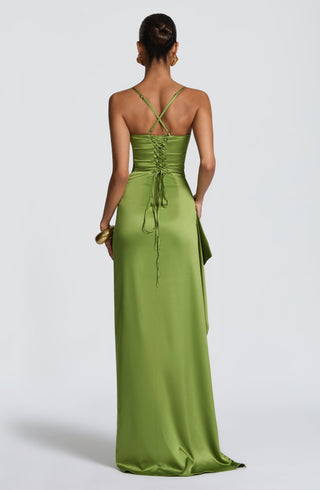 Helen Maxi Dress - Olive - glavon